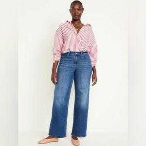 Old Navy Wow High Rise Wide Leg Jeans